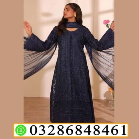 Embroidered Cotton Net Shirt In Pakistan