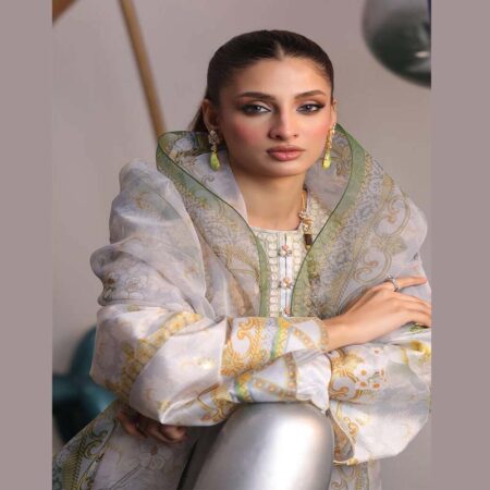 Light Grey Raw Silk Shirt In Pakistan