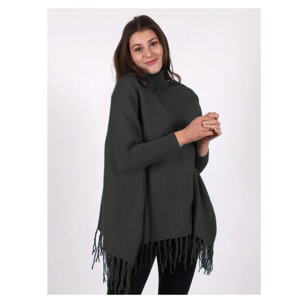 Poncho Charcoal