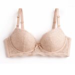 Beige Lace Women Lingerie Set – Bra & Panty Combo