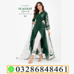 Green & White Independence Day Outfit In Pakistan